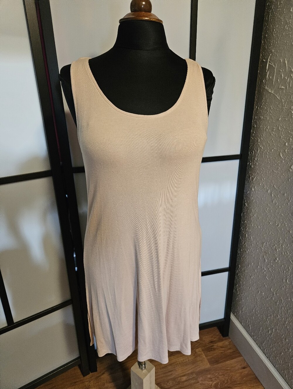 Cable & Gauge Pink Latte Sleeveless Knit Dress - NWT